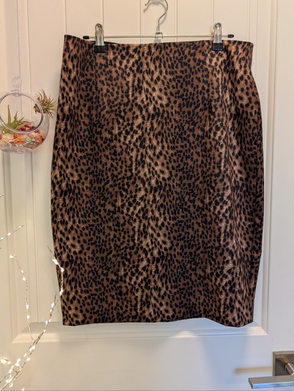 Elegant & Sexy Leopard-Print Pencil Skirt